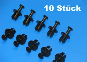 10 Spreizniet Klammer Clips für Lüfterzarge BMW E34 E39 E32 E38 E31 17111712963 - Bild 1 von 2