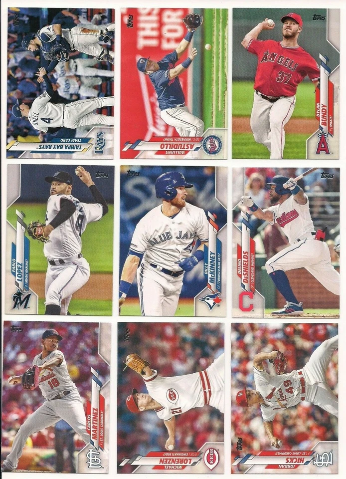 2020 Topps Baseball Trading Cards  / Choose From List / #s 501 - 700 / mb40 - Image 1 of 1
