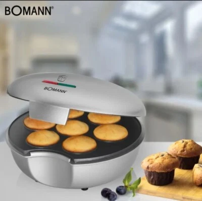 Bomann Muffin Maker 5020CB Silber Backen Muffins Kuchen Küche Kochen Dessert - Bild 1 von 3