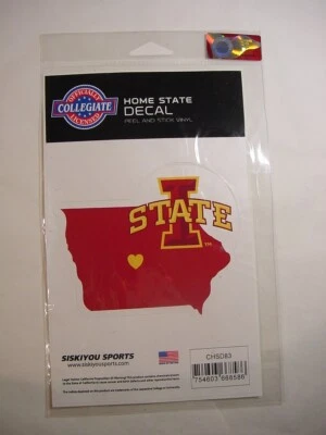 NEW - SISKIYOU SPORT HOME STATE DECAL - IOWA STATE CYCLONES - Image 1 of 2
