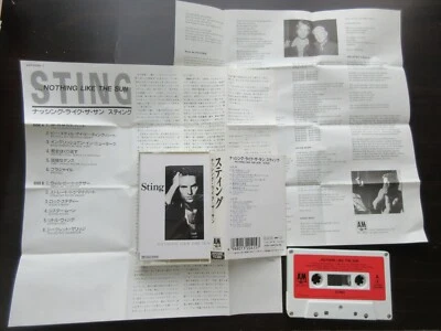 Sting Nothing Like The Sun Japan Cassette Tape in 1987 Tested 35P 31091 Police - Image 1 of 4