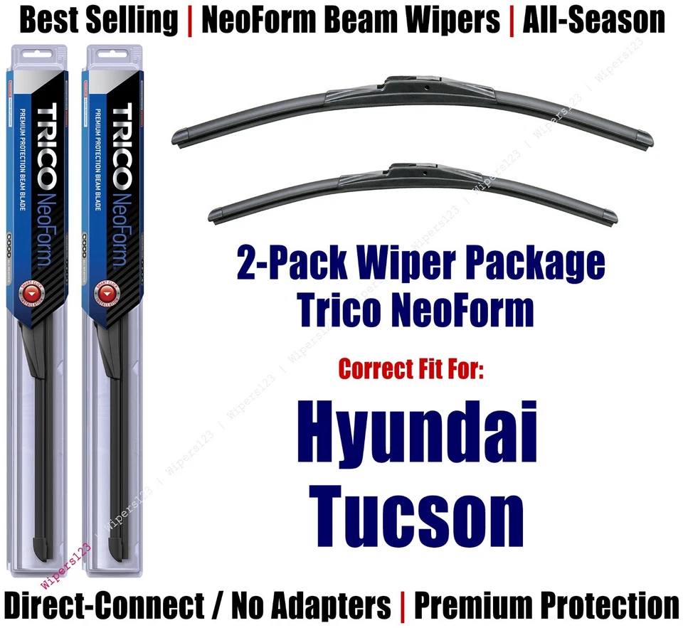 Paquete de 2 limpiaparabrisas NeoForm súper premium aptos para Hyundai Tucson 2016+ - 16260/160 Foto 1 de 1