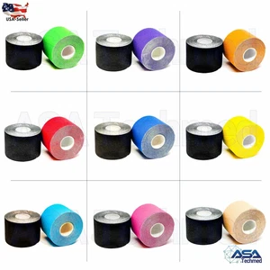 2 Rollen Kinesiologie Band SPORTS Muskel Laufen Pflege Elastisch Physio - Picture 1 of 15