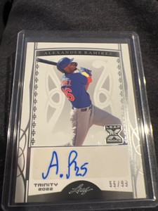 2022 Leaf Trinity Baseball Alexander Alex Ramirez Auto /99