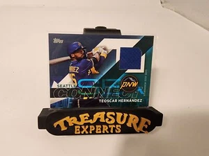 2024 Topps Series One #CC-TH Teoscar Hernandez City Connect Relic Mariners - Bild 1 von 2