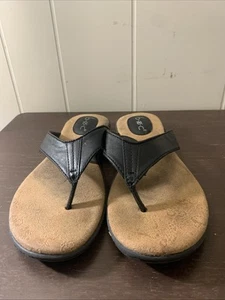 b.o.c. Cadore Sandalen Damen veganes Leder Flip Flops schwarz Größen 9 - Bild 1 von 6