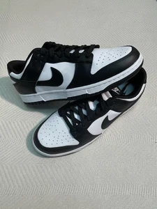 Nike Herren Dunk Low Turnschuhe Leder Panda Edition Gr. 10,5 NEU OHNE KARTON DD1391-100 - Bild 1 von 9