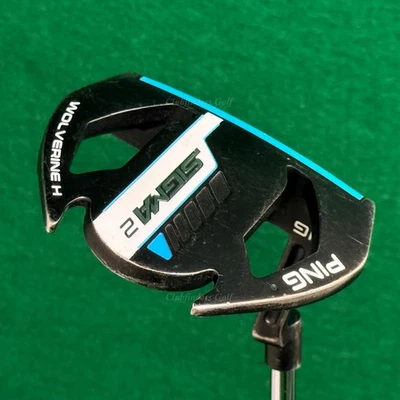 Ping Sigma 2 Wolverine H Stealth Black Dot Adjustable Mallet Putter Golf Club - Image 1 of 4