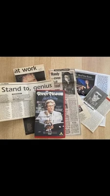 Randy Newman 20 Great Songs, Cooder & Ronstadt VHS + Clippings   - Image 1 of 4