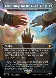 1x Three Rings for the Elven-Kings (Lord of the Rings Commander) - Picture 1 of 1
