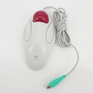 Logitech Marble Mouse T-CM14 Trackball Computer Mouse Tested PS/2 - Picture 1 of 6