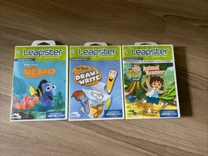 LeapFrog Leapster Educational Learning Game Lot Of 3- In Box & Sealed - Picture 1 of 7