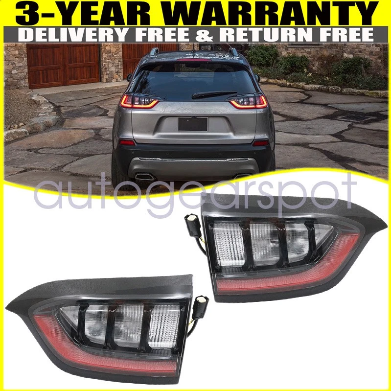 Luz trasera LED interior L + R lámpara de freno para Jeep Cherokee 2019 2020-2023 Foto 1 de 4