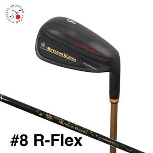 MUTSUMI HONMA Golf Full Titanium Iron #8 R-Flex MH Original Graphite Shaft RH - Picture 1 of 9