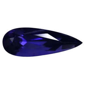 2.18 ct Pear (14.27 x 5.18 mm) Unheated Natural Vivid Blue Iolite - Picture 1 of 2