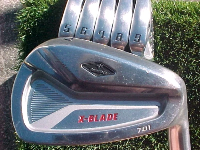 Matching #s Set Bridgestone Tour Stage 701 X-Blade Forged Golf Clubs Irons 5-PW - Image 1 of 4