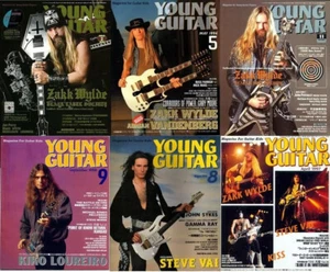 Zakk Wylde LOT of 6 Japan Magazines RARE Zakk Wylde Poster! - Picture 1 of 2