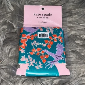 NEW NWT Kate Spade Drink Hugger Koozie Can Cooler in Bird Party - Picture 1 of 2
