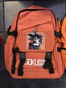 Dragon Ball Z großer Canvas Rucksack mit Son-Goku-Bild - Bild 1 von 2