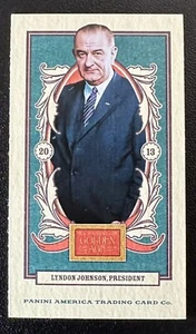 2013 Panini Golden Age Mini Carolina Brights LBJ PRESIDENT LYNDON JOHNSON #67 - Picture 1 of 2