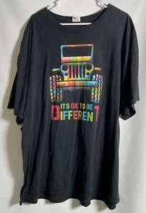 Vintage Men’s 3XL JEEP It’s ok to be different T-SHIRT - Picture 1 of 5