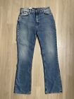 New With Tag Nudie Jeans Rowdy Ruth Blue High Waist Wide Bootcut Women 33W x 34L