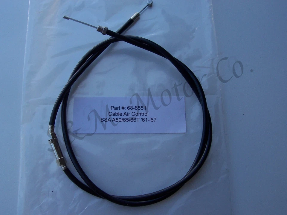 CABLE OBTURADOR DE AIRE BSA A50 A65 A65T THUNDERBOLT 1962-67 Foto 1 de 1