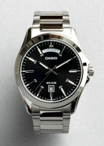 Casio Watch Standard MTP-1370D-1A1 Series Elegant & Lustrous Design Japan No Box - Picture 1 of 4