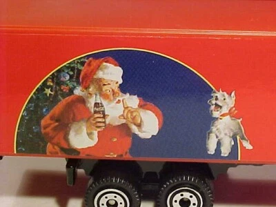 7 INCH Kenworth Xmas Christmas Coca-Cola Truck 1/87 H0 Diecast Plastic - Image 1 of 4