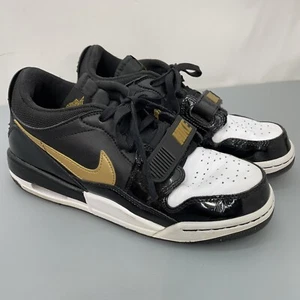 Nike Air Jordan Legacy 312 Sneakers Shoes Athletic Black Gold White Kids 7Y - Picture 1 of 14
