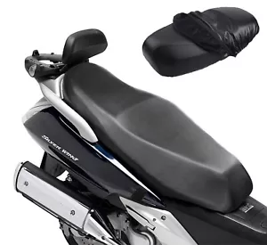 COPRISELLA UNIVERSALE IMPERMEABILE IN ECOPELLE PER MOTO SCOOTER VARIE TAGLIE - Imagen 1 de 12