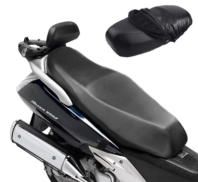 COPRISELLA UNIVERSALE IMPERMEABILE IN ECOPELLE PER MOTO SCOOTER VARIE TAGLIE - Imagen 1 de 4