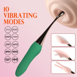 Orgasm Finger Vibrator G-Spot Dildo Clit Nipple Wand Massager Sex Toys for Women - Picture 1 of 18
