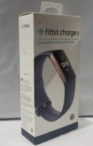 Fitbit Charge 3 Fitness Wristband - Blue Gray/Rose Gold - Picture 1 of 4