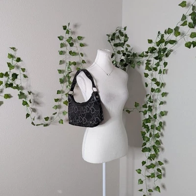 Bolso de hombro monograma negro años 2000 - xoxo vintage Foto 1 de 4