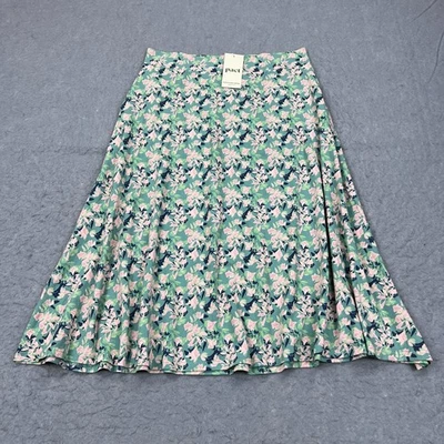 Falda Pact Para Mujer XL Floral Orgánica Calce y Acampanada Falda Midi Pull On Sostenible Foto 1 de 4