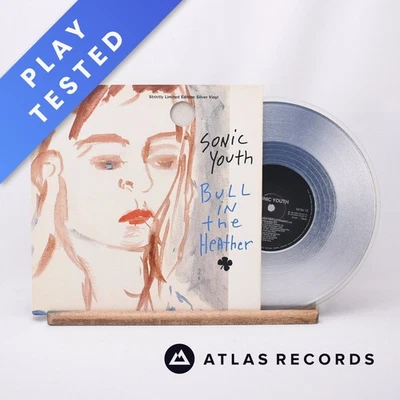 Sonic Youth Bull In The Heather Silver 10" Single Vinyl Record - EX/VG+ - Изображение 1 из 4