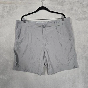 Pantalones Cortos Mountain Hardwear Para Hombres 40 Gris Cinturón Exterior Senderismo Ligero Nylon - Imagen 1 de 10