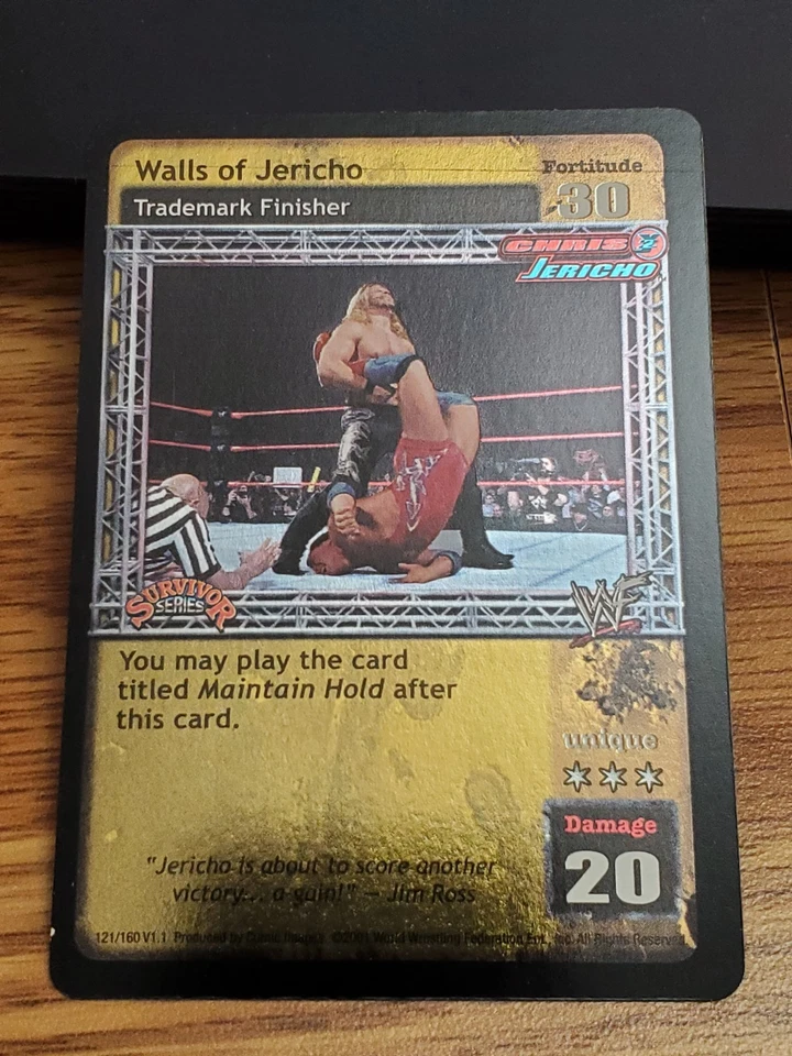 WWE WWF Raw Deal CCG - Walls of Jericho - Ultra Rare - SS1 - Image 1 of 1