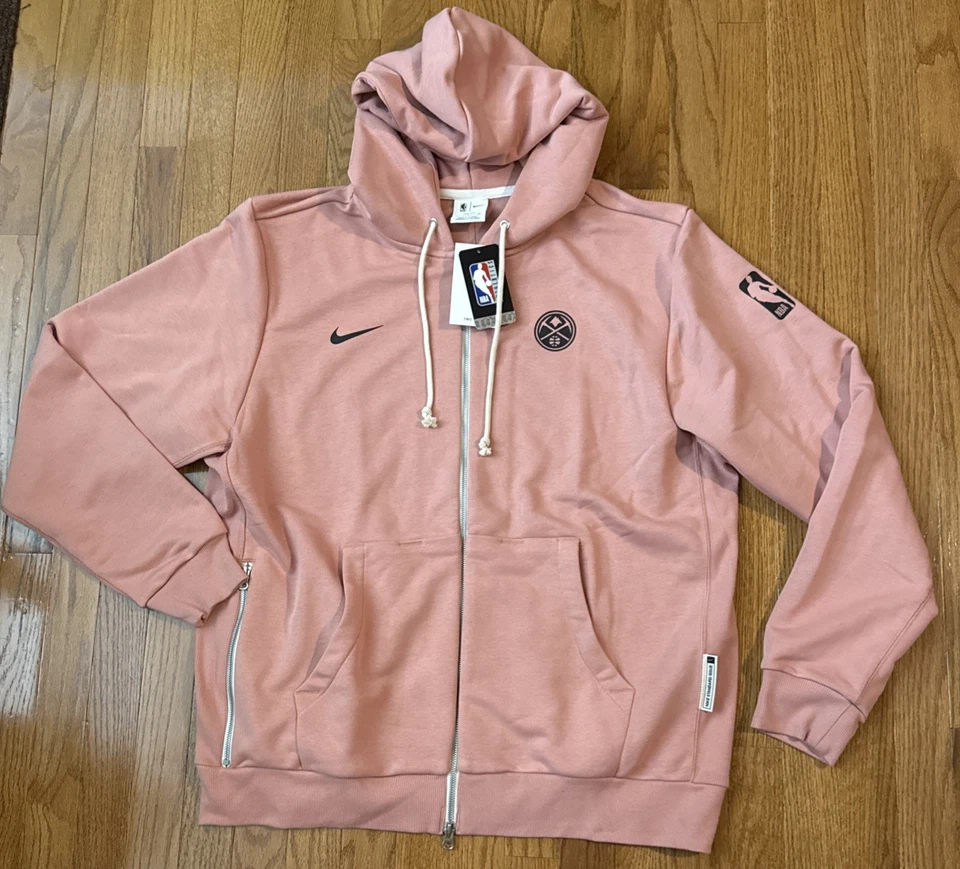 Подлинная куртка с капюшоном на молнии Denver Nuggets Nike стандартный выпуск XL - Изображение 1 из 1