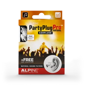 NEW Alpine Partyplug Pro™ Natural Music Earplugs - Picture 1 of 10