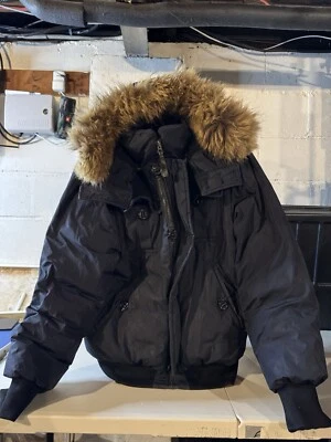 ￼MACKAGE Florian Down Mens Bomber Jacket-Size 44 - Image 1 of 4