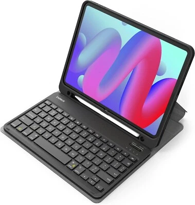 Keyboard Case Compatible with iPad 10th Gen (2022) 10.9 inch, iPad Air 6 2024 11 - Image 1 of 4