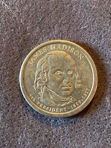 JAMES MADISON 1809 GOLD $1 Coin - Picture 1 of 2