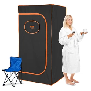 VEVOR Far Infrared Saunas Tent Full Size Personal Home Spa Detox Therapy 1400W - Picture 1 of 12