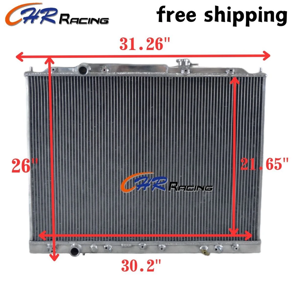 Radiador de aluminio de 3 filas para Honda Pilot/Ridgeline J35Z4 V6 3,5 L AT/MT 2009-2015 Foto 1 de 4