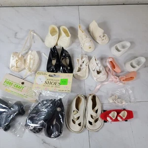 Lotto di 12 scarpe Fibre-Craft altre bambole bambino sportive e hi-top e cinturino a T varietà - Foto 1 di 16