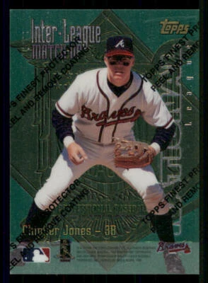 1997 Topps Inter-League Finest #ILM13 C.Jones/M.Vaughn - Image 1 of 2