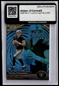 2023 Panini Illusions #59 Aidan O'Connell Rookie Light Blue #'d /199 Raiders MBA - Bild 1 von 2