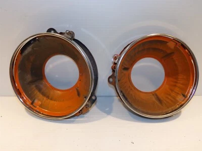 Plymouth 1965 faros satélite cucharones y anillos de retención OEM Belvedere Foto 1 de 2